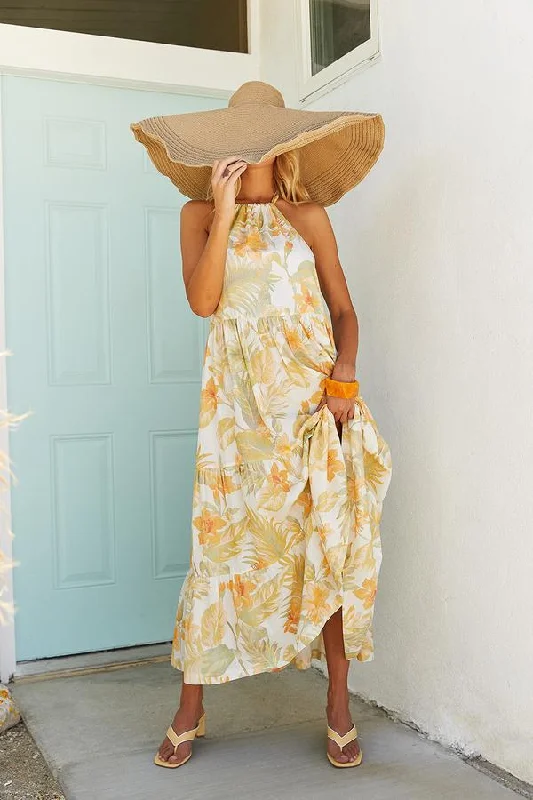 Simple Daily Wear Simple Daily Wear Trip For Two Smocked Halter Maxi Dress - FINAL SALE Simple Daily Wear Simple Daily Wear Trip For Two Smocked Halter Maxi Dress - FINAL SALE