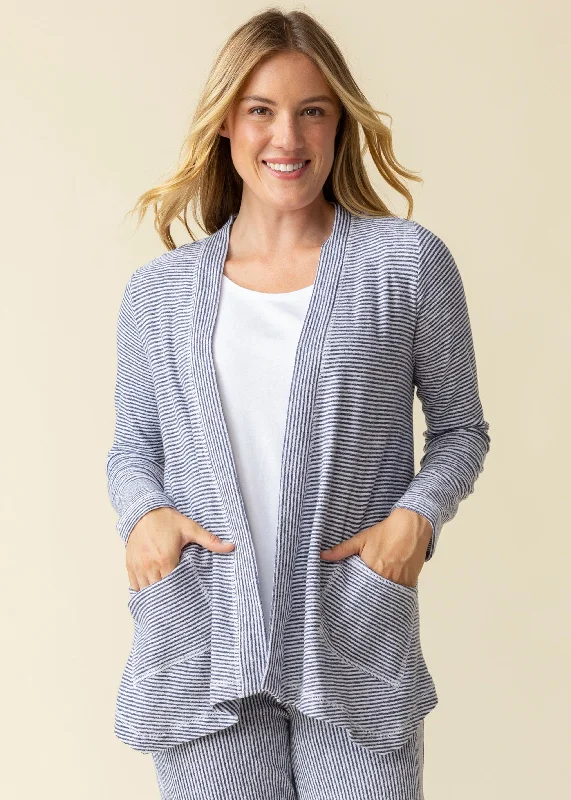 Elegant Temperament Elegant Temperament Habitat - Resort Striped Cardigan