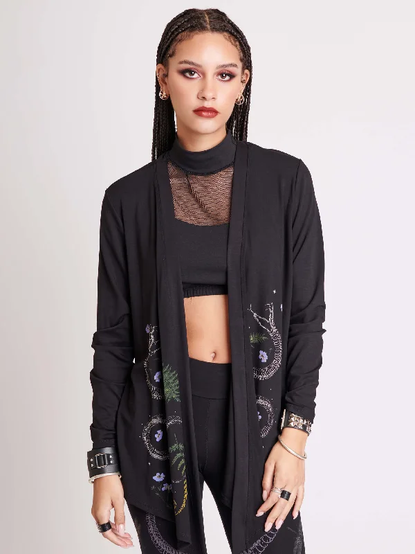 Romantic Floral Design Romantic Floral Design Fern Relics Cardigan