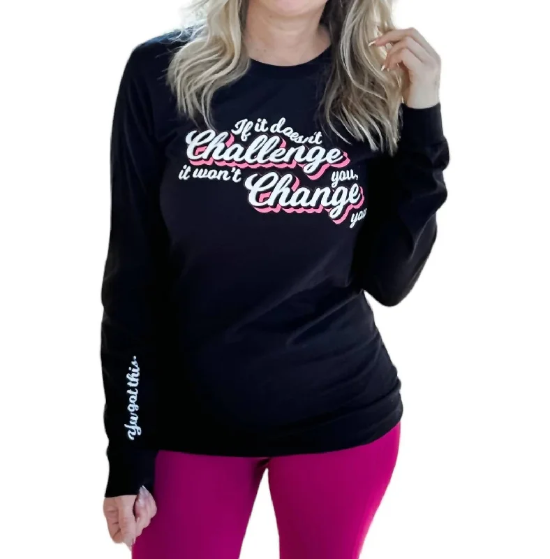 Simple Casual Wear Simple Casual Wear Challenge Sweater In Black