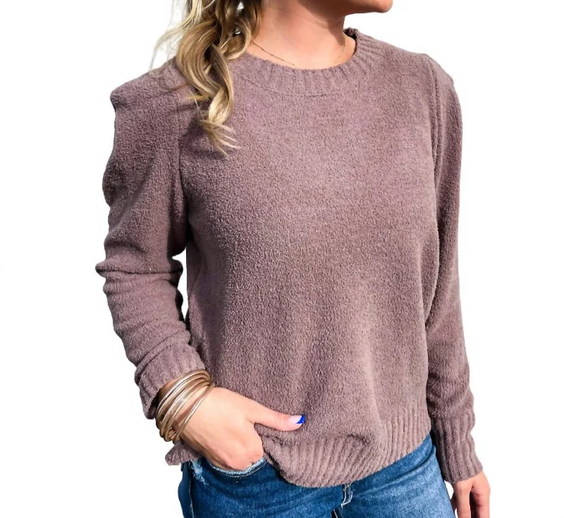 Retro Wear Trend Retro Wear Trend Dulci Sweater In Mocha