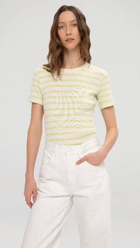 Romantic Lace Skirt Romantic Lace Skirt Ringer Tee in Ribbed Cotton | Mint/Ivory Stripe Romantic Lace Skirt Romantic Lace Skirt Ringer Tee in Ribbed Cotton | Mint/Ivory Stripe