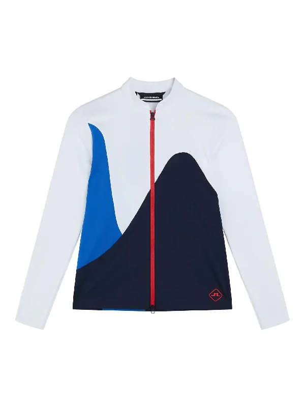 Simple Fresh Feeling Simple Fresh Feeling Swirl Full Zip Mid Layer In Jl Navy