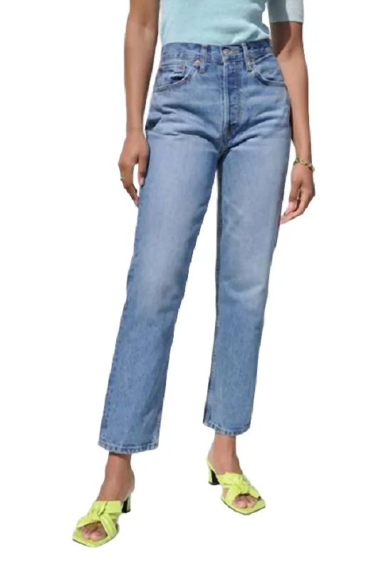 Simple Classic Style Simple Classic Style 70S Stove Pipe Jeans In Favorite Bleu