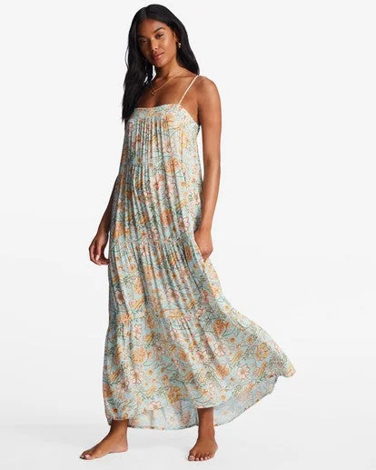 Simple Fashion Simple Fashion Billabong Women's Dresses Midi Dress Sleeveless
