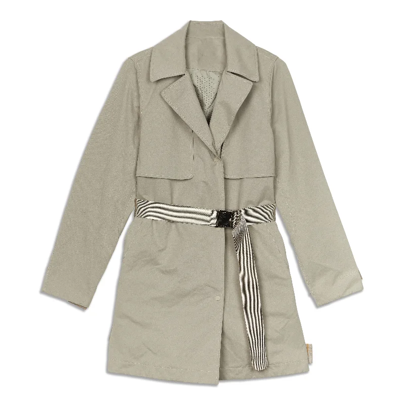 Elegant And Noble Style Elegant And Noble Style Always There Short Trench - Resale