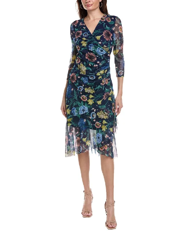 Elegant And Simple Elegant And Simple Anne Klein Ruffle Cascade Midi Dress