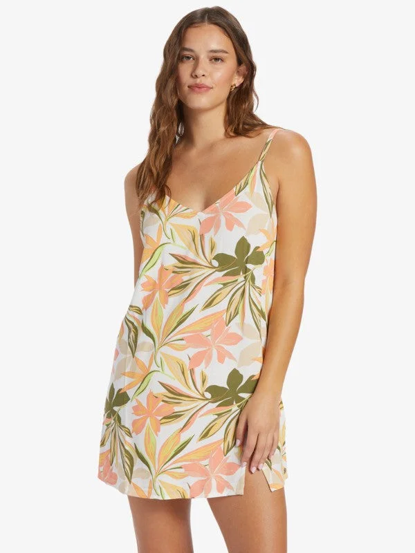 Casual Classic Design Casual Classic Design Roxy Women's Dresses V-Neck Slip Dress