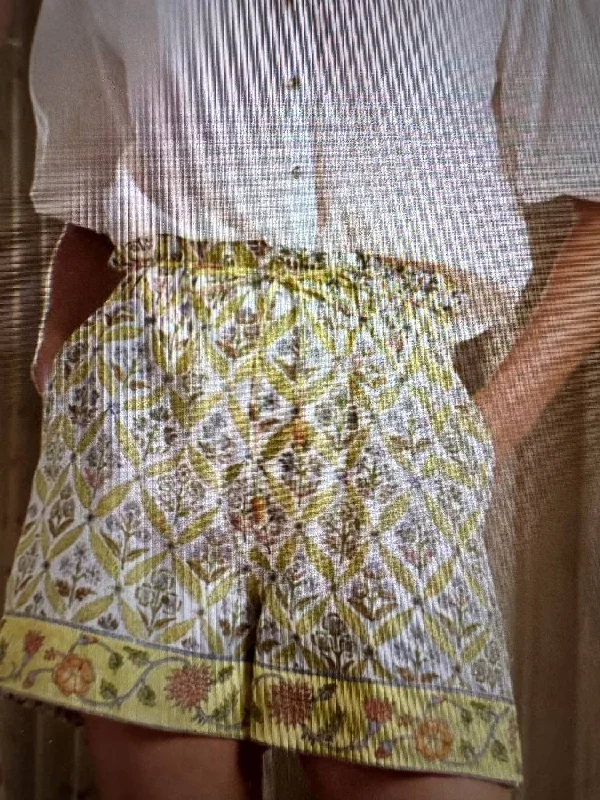 Simple And Comfortable Style Simple And Comfortable Style Carolina Short In Campanilla Mimosa