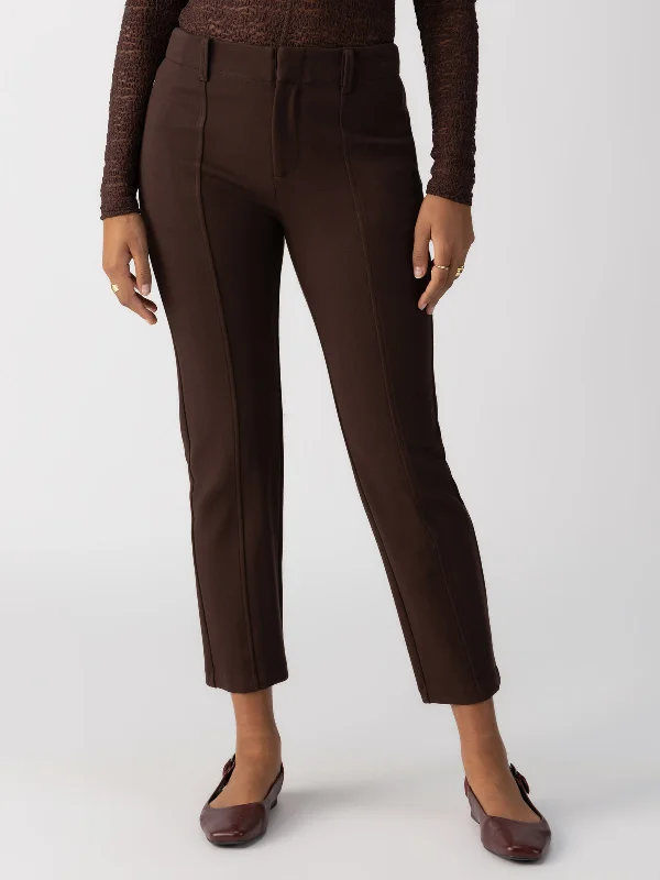 Personalized Embroidery Style Personalized Embroidery Style Cassie Semi-High Rise Legging Coffee Personalized Embroidery Style Personalized Embroidery Style Cassie Semi-High Rise Legging Coffee