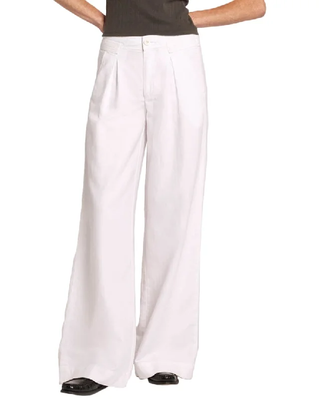 Personalized Creativity Personalized Creativity Current/Elliott The Markey Linen-Blend Pant Personalized Creativity Personalized Creativity Current/Elliott The Markey Linen-Blend Pant