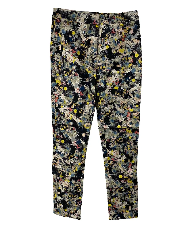 Romantic Retro Style Romantic Retro Style Erdem Straight Leg Trousers in Floral Viscose Romantic Retro Style Romantic Retro Style Erdem Straight Leg Trousers in Floral Viscose