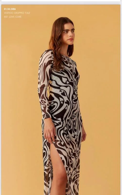 Retro Wear Trend Retro Wear Trend Dress To Clothing Women's Dres Traje Largo Manga Larga