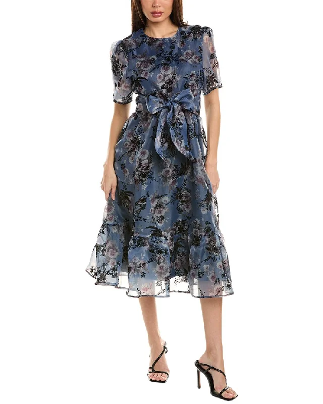 Soft Vintage Streetwear Soft Vintage Streetwear Gracia Sheer Floral Print A-Line Dress Soft Vintage Streetwear Soft Vintage Streetwear Gracia Sheer Floral Print A-Line Dress