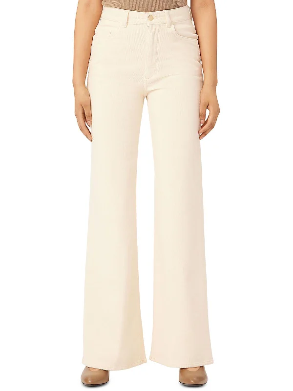 Street Casual Chic Street Casual Chic Hepburn Womens Textured Corduroy Wide Leg Jeans Street Casual Chic Street Casual Chic Hepburn Womens Textured Corduroy Wide Leg Jeans