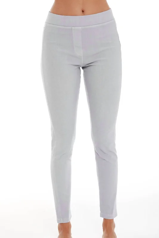 Romantic Exquisite Style Romantic Exquisite Style Low Rise Jegging In Light Gray