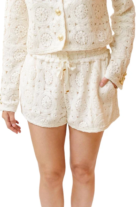 Casual Light Style Casual Light Style Orion Short In Ivory