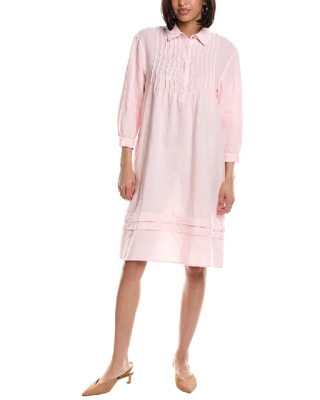 Elegant High Waist Style Elegant High Waist Style Peserico Linen Midi Dress