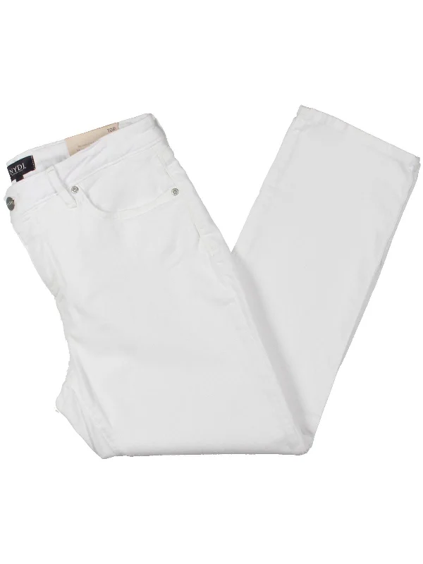 Leisure Time Leisure Time Petites Womens Denim Mid Rise Ankle Jeans