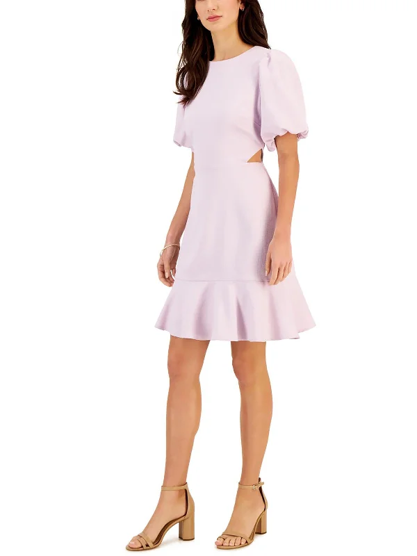 Simple Style Simple Style Petites Womens Party Short Mini Dress