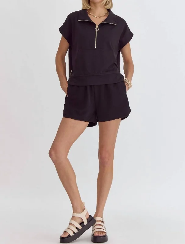 Elegant Long Skirt Style Elegant Long Skirt Style Putting Sugar On Me Ribbed Shorts In Black Elegant Long Skirt Style Elegant Long Skirt Style Putting Sugar On Me Ribbed Shorts In Black