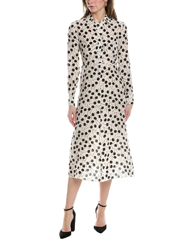 Casual And Relaxed Style Casual And Relaxed Style RED Valentino Silk Shirtdress