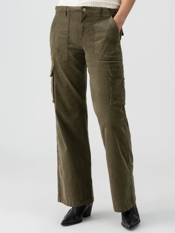 Elegant Small Dress Elegant Small Dress Reissue Corduroy Cargo Standard Rise Pant Burnt Olive Elegant Small Dress Elegant Small Dress Reissue Corduroy Cargo Standard Rise Pant Burnt Olive