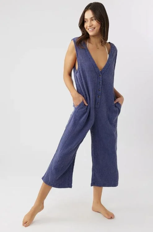 Casual And Relaxed Style Casual And Relaxed Style O'neill Women's Dresses Cover-Up Jumpsuit Side Pockets Casual And Relaxed Style Casual And Relaxed Style O'neill Women's Dresses Cover-Up Jumpsuit Side Pockets