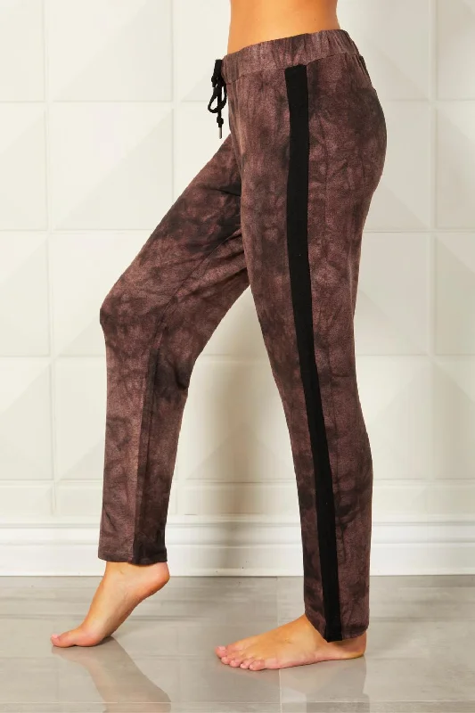 Romantic Princess Skirt Romantic Princess Skirt Tie Dye Track Jogger In Suede Black