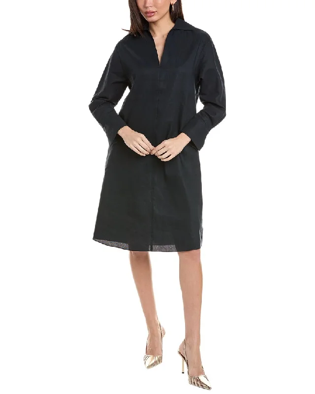 Romantic Tulle Skirt Romantic Tulle Skirt Vince Linen-Blend Shirtdress