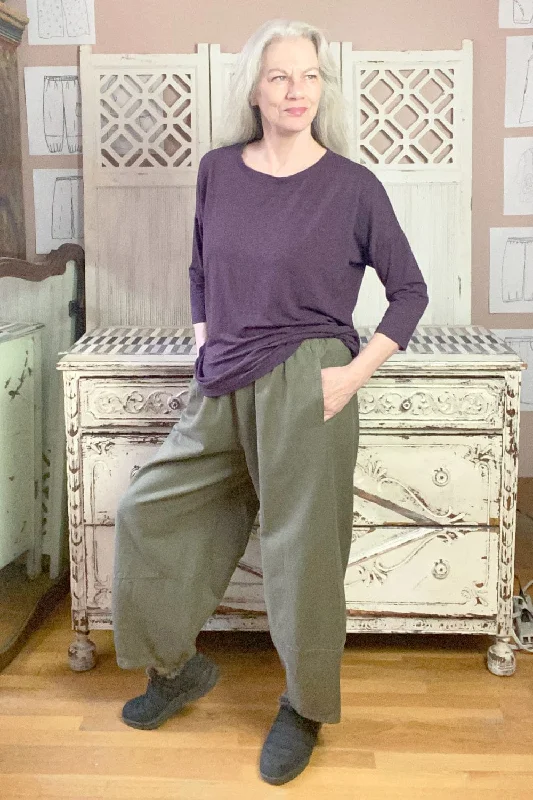 Casual Classic Design Casual Classic Design Cotton Twill Lantern Pant