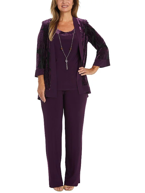 Personalized Graphic Design Personalized Graphic Design Womens Floral 3Piece Set Suit Pants Personalized Graphic Design Personalized Graphic Design Womens Floral 3Piece Set Suit Pants
