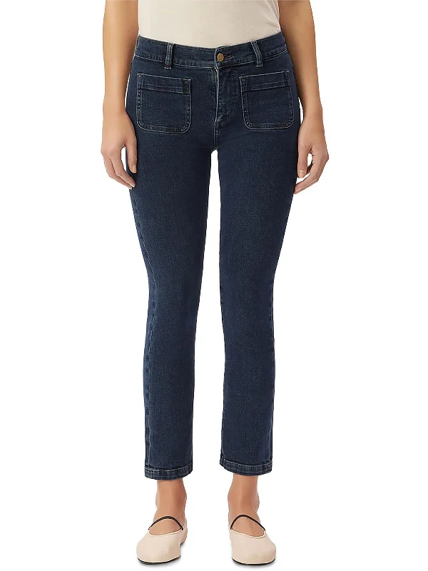 Casual Fit Style Casual Fit Style Womens Mid Rise Instasculpt Straight Leg Jeans