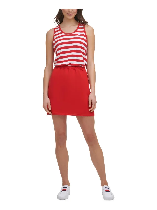Personalized Street Style Personalized Street Style Womens Striped Colorblock T-Shirt Dress Personalized Street Style Personalized Street Style Womens Striped Colorblock T-Shirt Dress