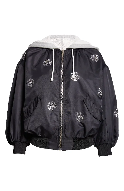 Chic Style Chic Style Cinq à Sept Women's Ollie Jacket, Black/Silver