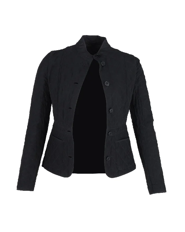 Elegant And Intellectual Style Elegant And Intellectual Style Max Mara Weekend Quilted Jacket in Black Polyester Elegant And Intellectual Style Elegant And Intellectual Style Max Mara Weekend Quilted Jacket in Black Polyester