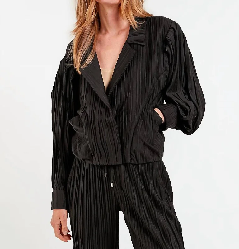 Simple And Color Simple And Color Sammie Jacket In Black