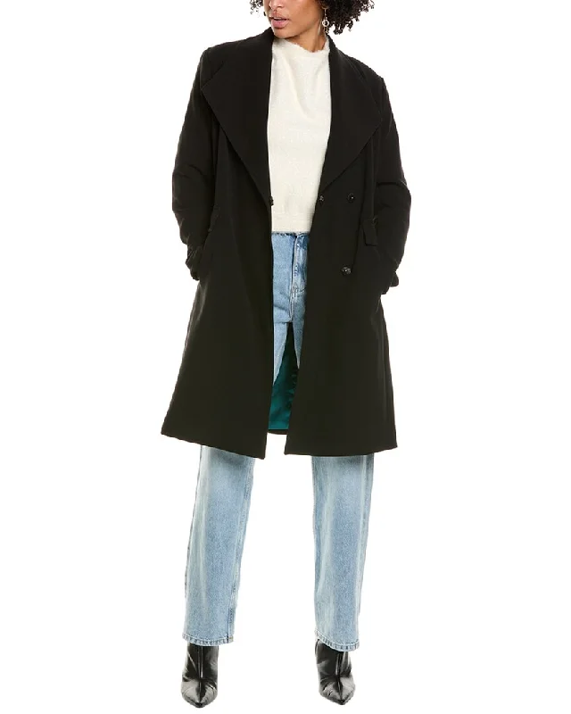 Elegant Feminine Style Elegant Feminine Style Via Spiga Crepe Coat