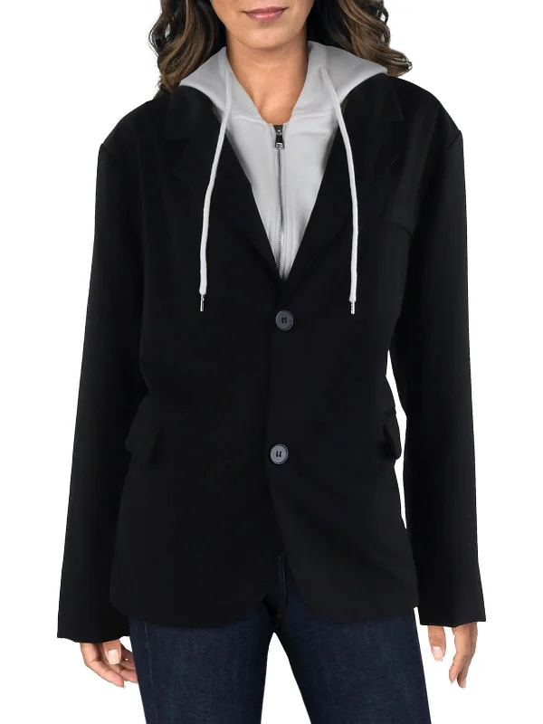 Casual Shopping Casual Shopping Womens Hooded Lightweight Shirt Jacket