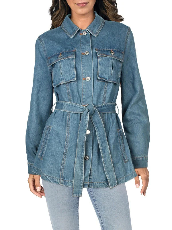 Romantic Princess Skirt Romantic Princess Skirt Womens Pockets Jean Denim Jacket