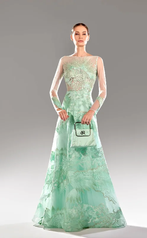 Romantic Floral Design Romantic Floral Design Reverie Couture SS2487 Dress