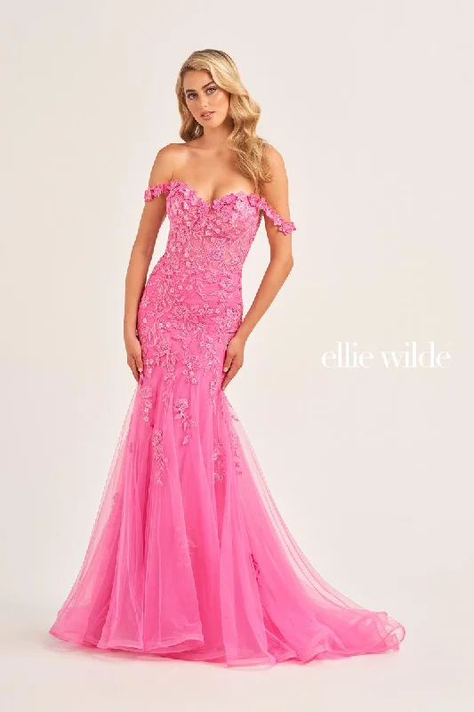 Personalized Independent Style Personalized Independent Style Ellie Wilde Off Shoulder Floral Prom Dress EW35102 Personalized Independent Style Personalized Independent Style Ellie Wilde Off Shoulder Floral Prom Dress EW35102
