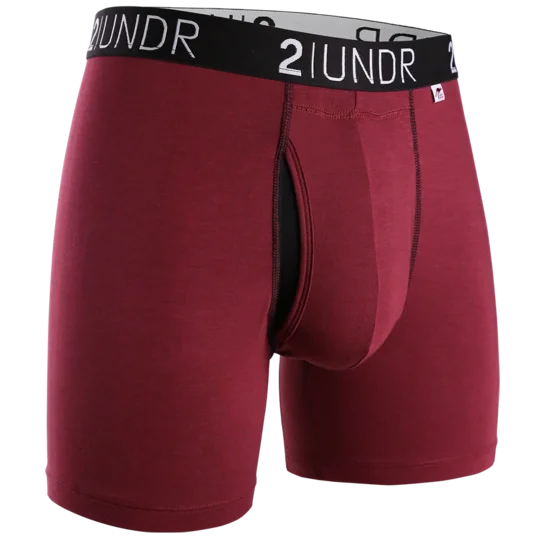 Casual Comfort Casual Comfort 2UNDR Swing Shift 6" Boxer Brief 2U01BB.029 Burgundy