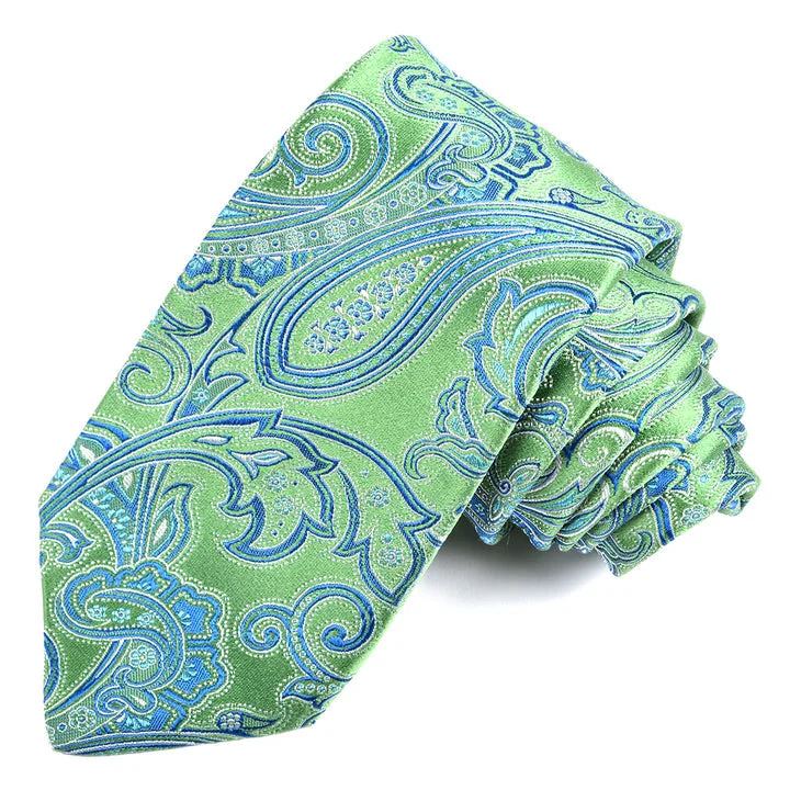 Casual Sports Suit Casual Sports Suit Christian Paul by Sidonio's Silk Woven Jacquard Large Paisley Neck Tie K20739