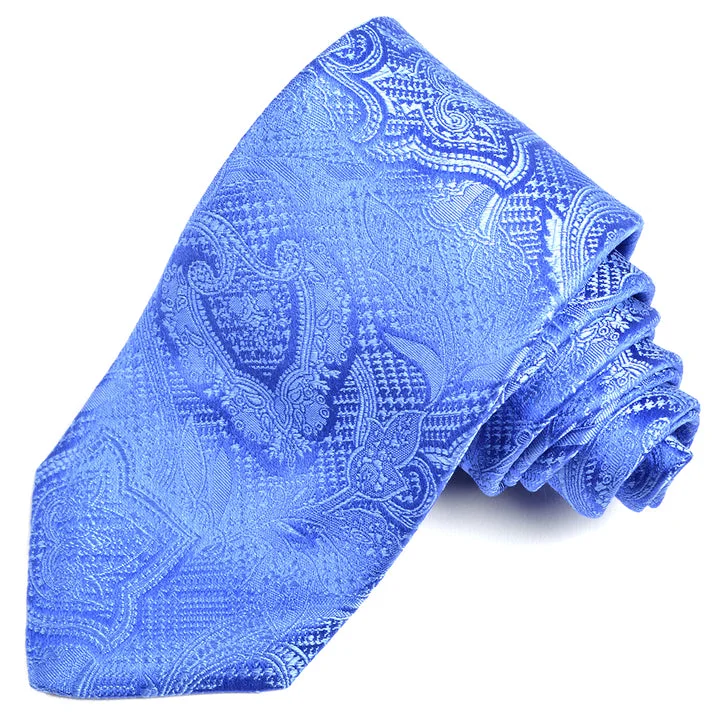 Simple Style Simple Style Christian Paul by Sidonio's Silk Woven Jacquard Houndstooth Paisley Neck Tie Z41910 Simple Style Simple Style Christian Paul by Sidonio's Silk Woven Jacquard Houndstooth Paisley Neck Tie Z41910