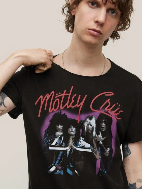Casual Light Style Casual Light Style MOTLEY CRUE PURPLE TEE KGR5925-KW3B1
