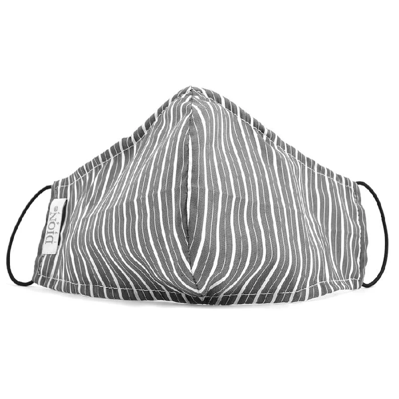Effortless Vintage Look Effortless Vintage Look Non-Medical Cotton Face Mask C19-MSK_127 Charcoal/White Stripe Effortless Vintage Look Effortless Vintage Look Non-Medical Cotton Face Mask C19-MSK_127 Charcoal/White Stripe