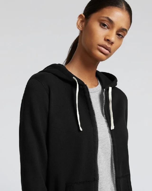 Urban Wear Trends Urban Wear Trends LIGHTWEIGHT TERRY FULL ZIP HOODIE WOMENS W3001 Black Urban Wear Trends Urban Wear Trends LIGHTWEIGHT TERRY FULL ZIP HOODIE WOMENS W3001 Black