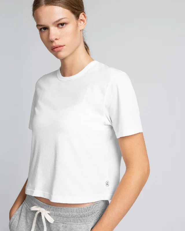 Unique Personality Unique Personality PIMA JERSEY BOX FIT T-SHIRT WOMENS RC-W1041