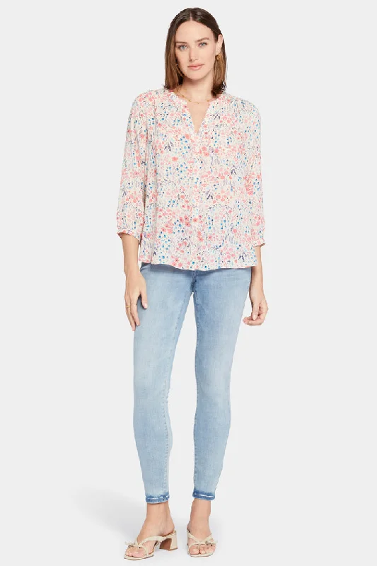 Casual Basic Style Casual Basic Style Pintuck Blouse S1F0537 Hacienda